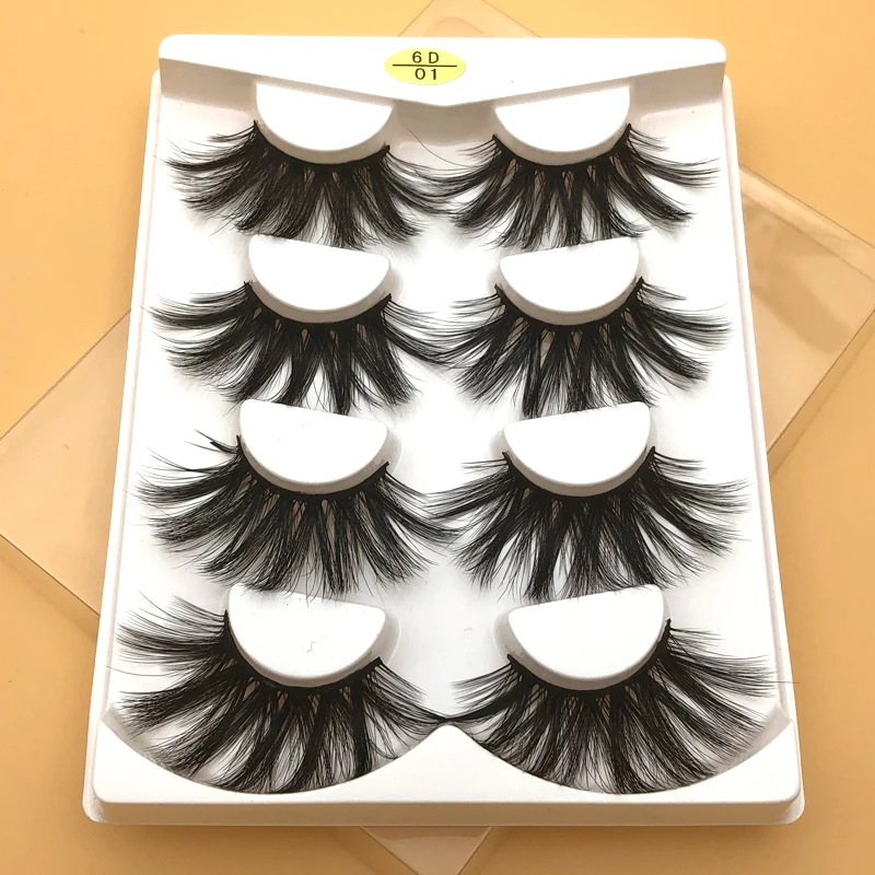 25 мм 3d Искусственные норковые накладные ресницы длинные смешные