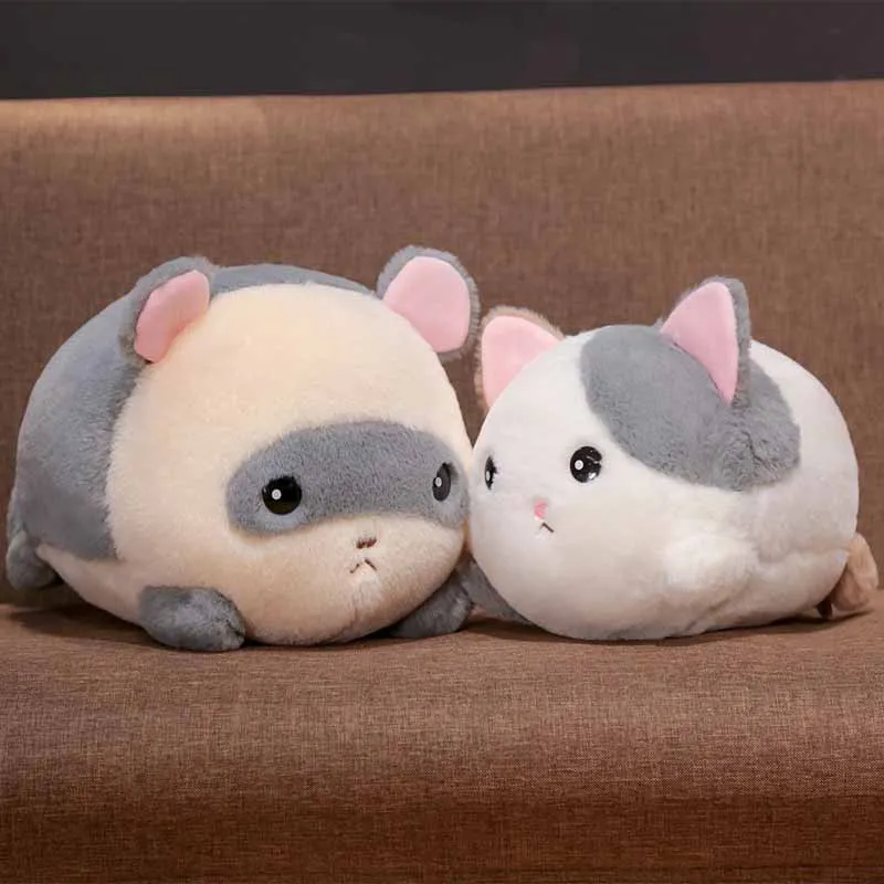 Вт 30 40 см 5 расцветок с милым котиком ватным тампоном хлопок Подушка Плюшевые