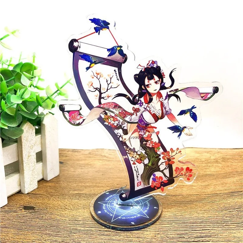 Игра Onmyoji брелок onikiri Ootengu aoandou Momo Ibaraki douji милый забавный мультфильм акриловый ключ chian модные персонализированные ювелирные изделия