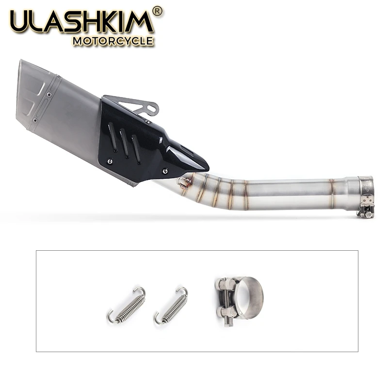 Глушитель выхлопной трубы мотоцикла средний передний Lik Slip On для Yamaha YZF 600 YZF-R6 R6 1998