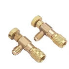 РЕФРИЖЕРАТОРНЫЙ шланг R410 R22, адаптер клапана для кондиционирования воздуха, 14 дюйма, 516 дюйма, с резьбой папамама, 1 шт.