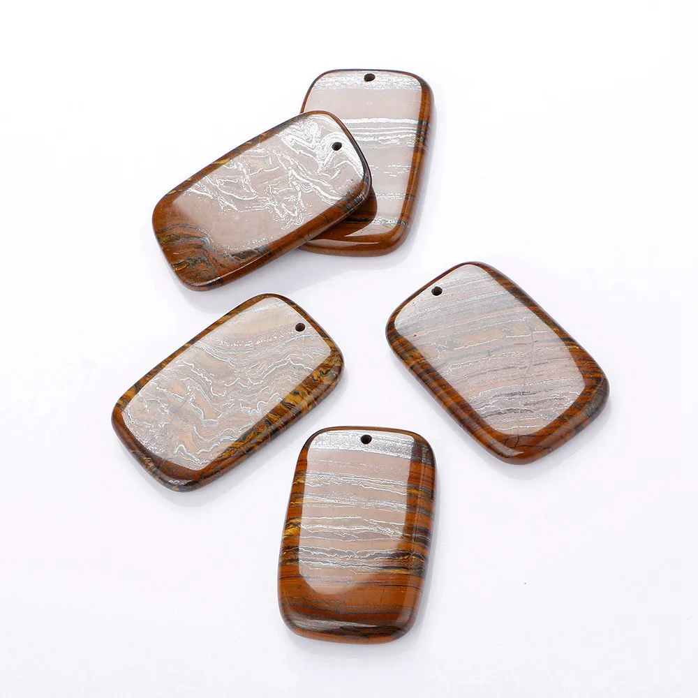 Натуральный камень подвеска тигровый глаз полудрагоценный женские короткие