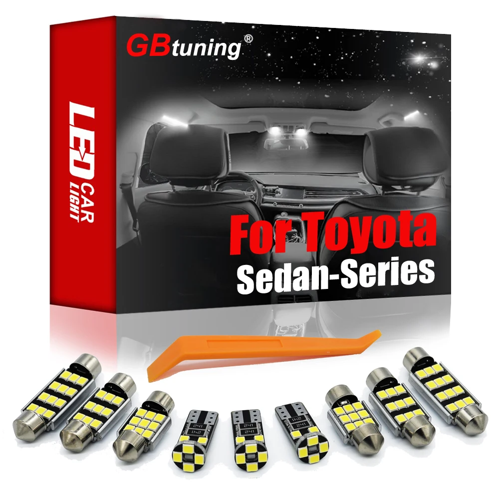 Комплект светодиодных фар для салона Toyota Corolla E12 E120 Auris E150 Prius 20 30 ZVW30 Yaris Camry Avensis T22 T25