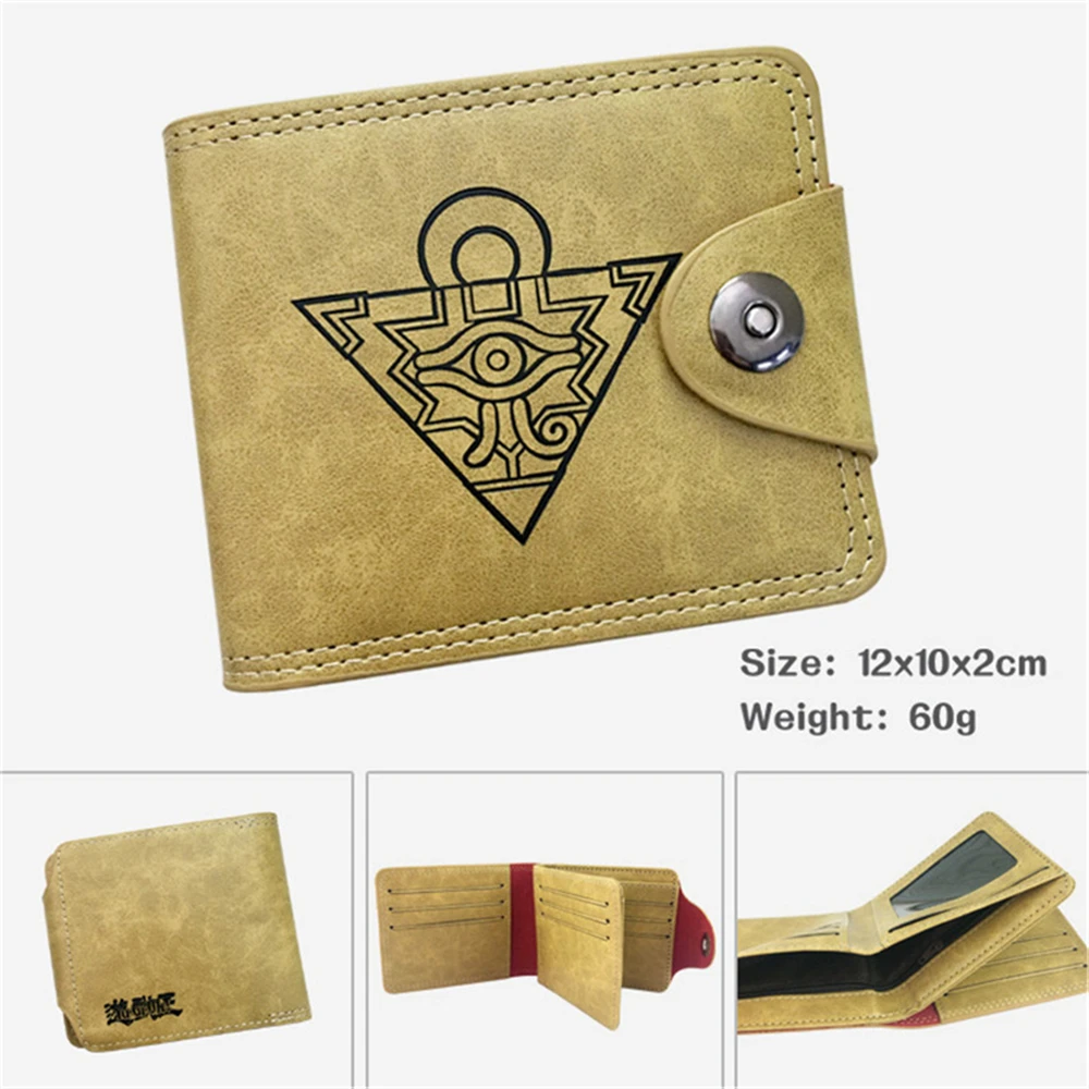 

Anime Duel Monsters PU Wallet Casual Men's Leather Hidden Discount Note Compartment Coin Photo Credit Cards Holder Purses