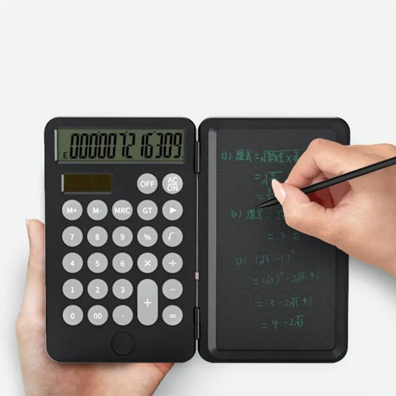 

ЖК-планшет для рисования 6,5 дюймов, заряжаемая электронная доска для рисования, детская игрушка, коврик для письма, карманный калькулятор, 2 ...