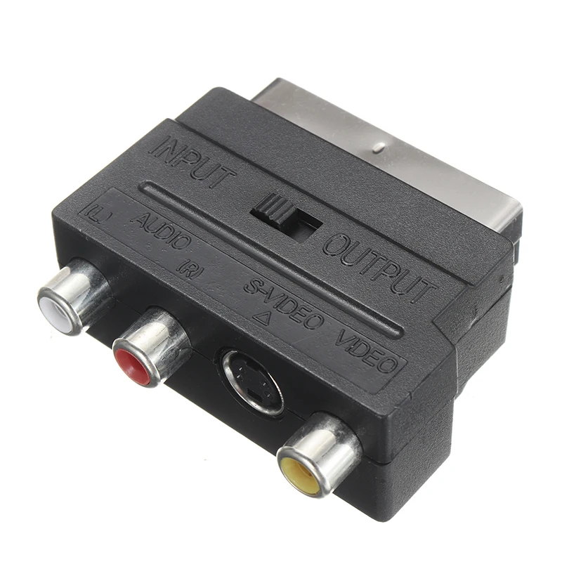 Профессиональный переключаемый с переходником SCART на 3 RCA Phono 1080P HDMI-совместимый