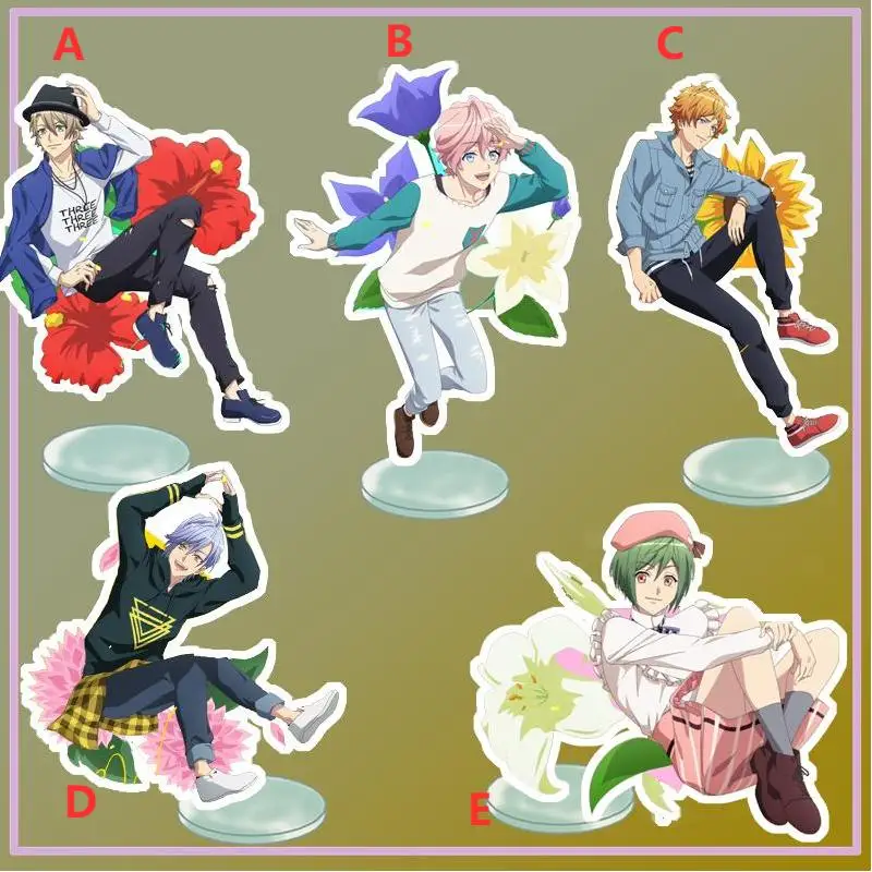 

Anime Stand A3! Season Autumn Winter Ikaruga Misumi Rurikawa Yuki Acrylic Figure Display desktop decoration 15cm