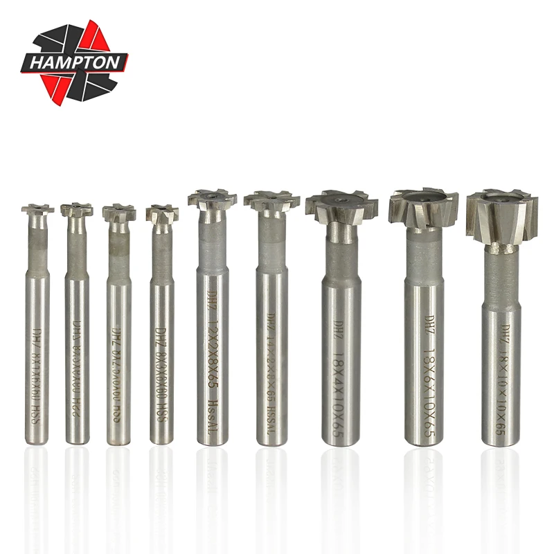 Hampton из быстрорежущей стали с Т образными пазами фреза Диаметр 12 20 мм грубые