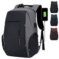 large capacity drop proof computer backpack usb external charging port laptop bag outdoor travel leisure waterproof backpack