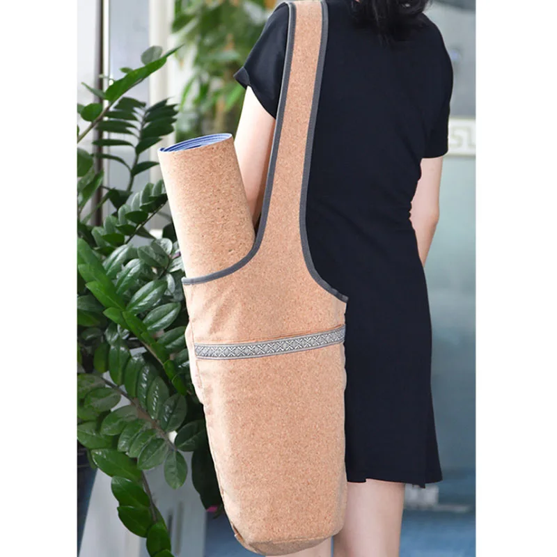 Cork Yoga Backpack Yoga Mat Backpack Sturdy Encrypted Yoga Mat Backpack
