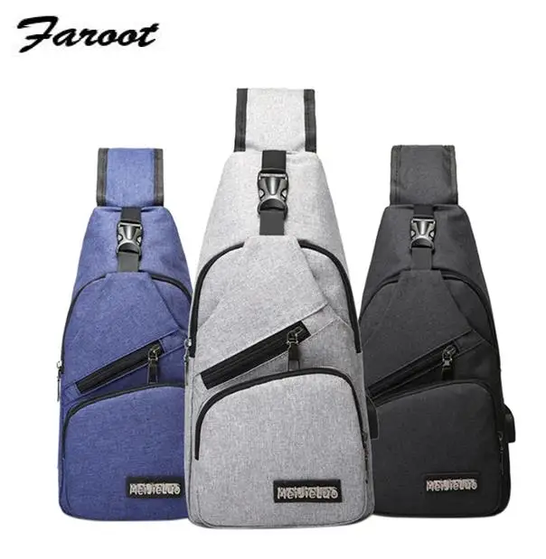 Новый продукт Мужская нагрудная Сумка слинг сумка через плечо из ткани Оксфорд