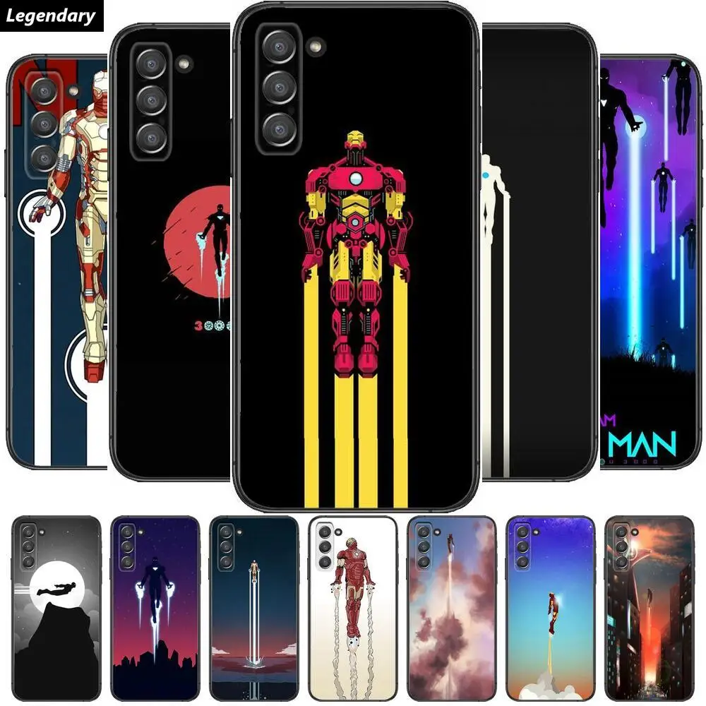 

Iron Man fly Phone cover hull For SamSung Galaxy s6 s7 S8 S9 S10E S20 S21 S5 S30 Plus S20 fe 5G Lite Ultra Edge
