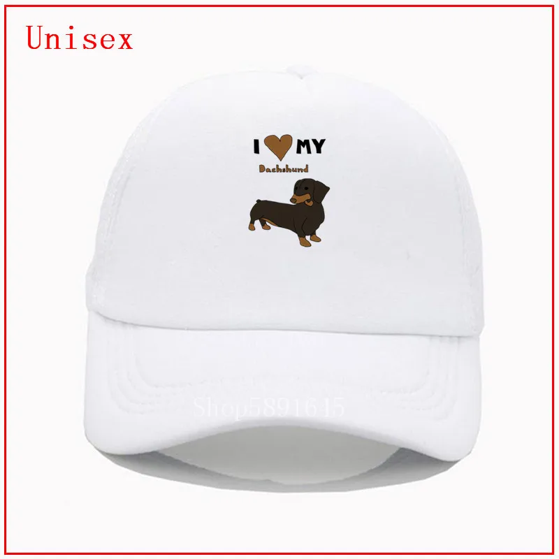 Шляпа с принтом I Love My Dachshund snapback пляжная шляпа для мужчин и женщин женская федора