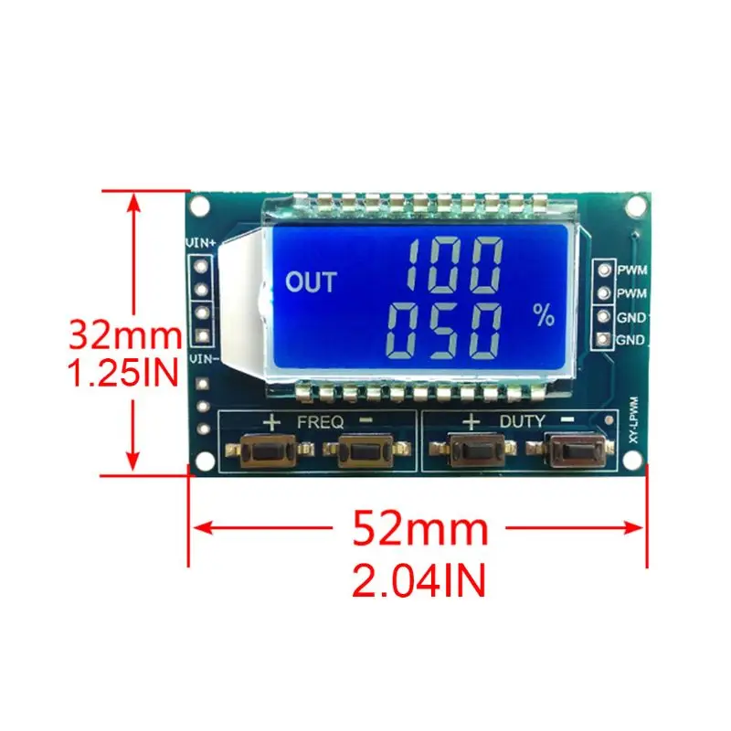 

1Hz-150Khz Signal Generator Module Adjustable PWM Pulse Frequency Generator