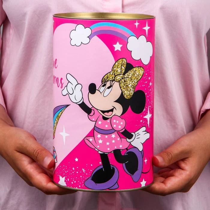 Копилка XXL для приключений, развлечений и лакомств Единорог Минни Маус 7036212. Копилка для монет, домашний декор. Декоративные банки.