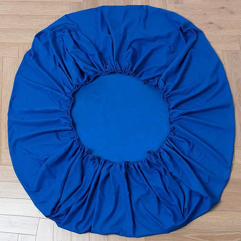 

35 Solid Mattress Protector with Elastic Band Sanding Breathable Bed Mattress Cover Anti-mite Washable