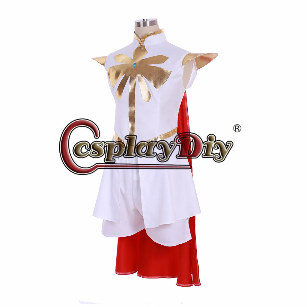 Cosplaydiy She-Ra: Принцесса мощности Косплей она Ra костюм Adora платье с плащом Хэллоуин |