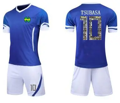 Азиатские размеры, для детей, для мужчин, Camiseta atom Maillots de Foot Enfant equipe de французский Оливер атом капитан Tsubasa майки - Цвет: As picture