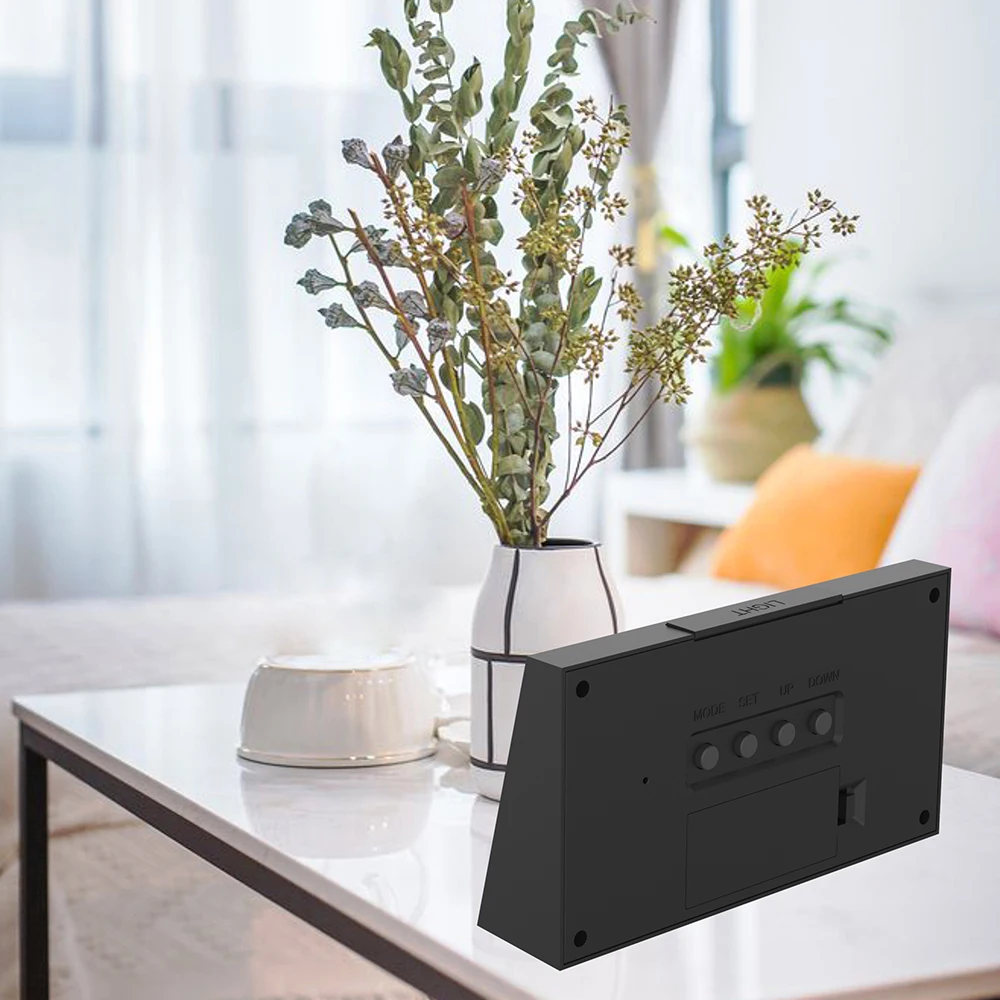 Цифровой комнатный термометр и гигрометр weatehr станция с повтором сигнала