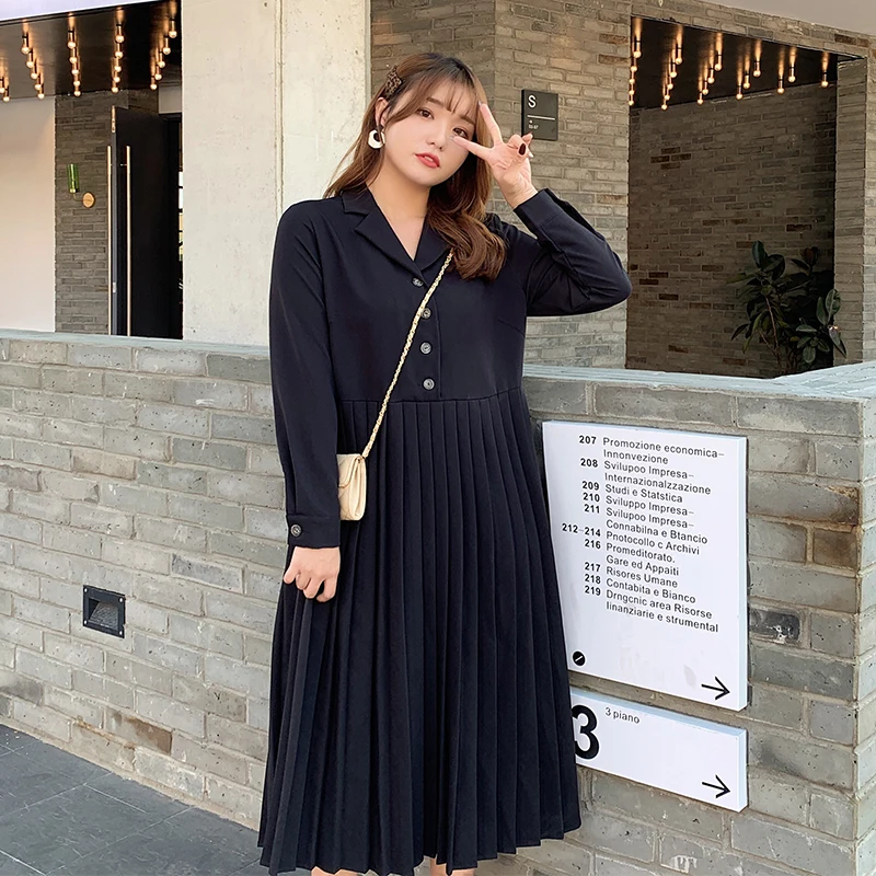 

New fashion autumn/winter style dress 2019 Korean style dress 2200