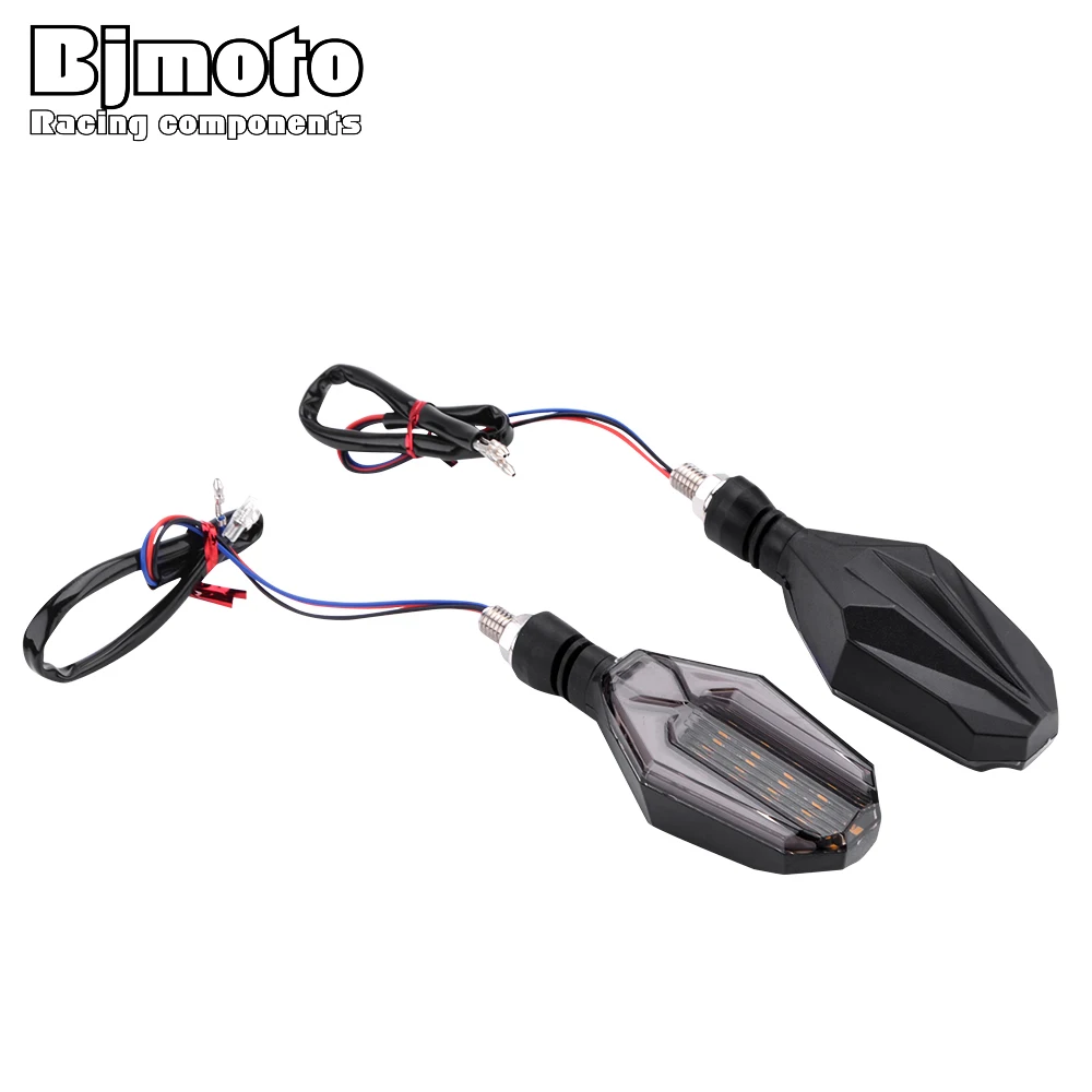 

Pair Universal Motorcycle lamp Amber Running Light 12V Indicators Turn Signal front Rear lights indicator flasher for Honda