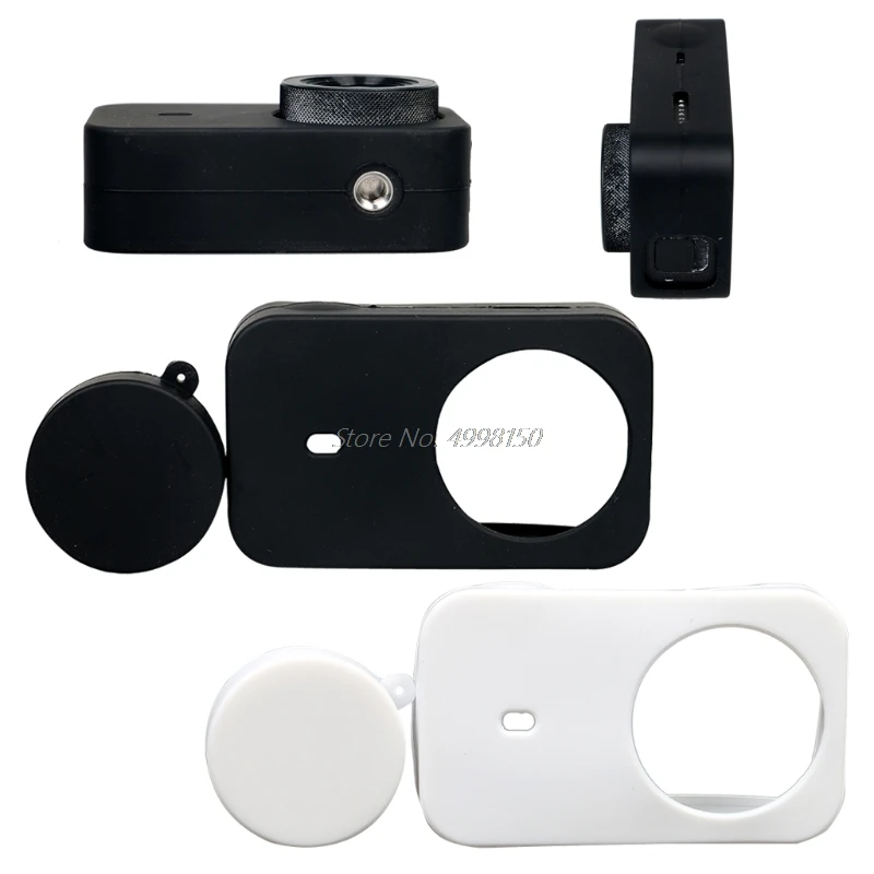 Силиконовый мягкий чехол с защитной крышкой для объектива Xiaomi Mijia Camera 4K Прямая