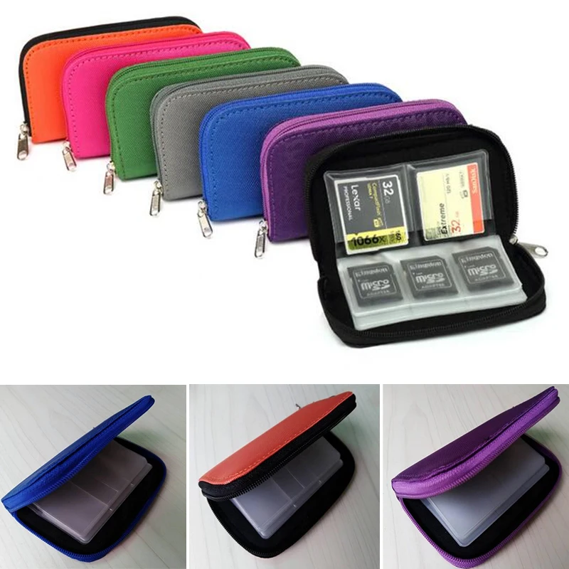 Водонепроницаемая сумка для хранения карт памяти 22 слота 2020 дюйма|Держатели и