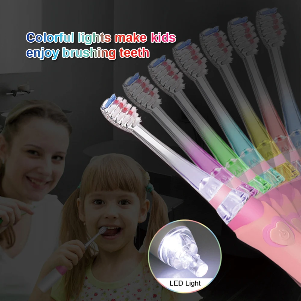 Электрическая зубная щетка SEAGO SG677 водонепроницаемая Детская с изображением