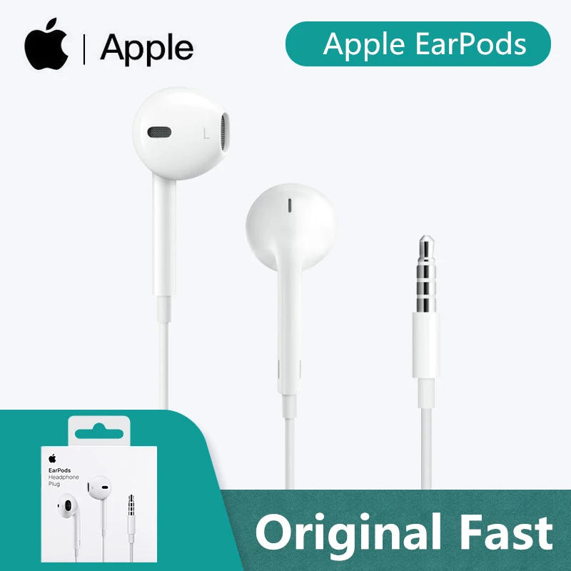 Оригинальный Apple Earpods 3 5 мм Plug & молния наушники вкладыши спортивные глубокий