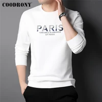 coodrony brand autumn winter new arrival casual sweatshirt soft warm cotton pullover streetwear fashion hoodie men clothes c4029