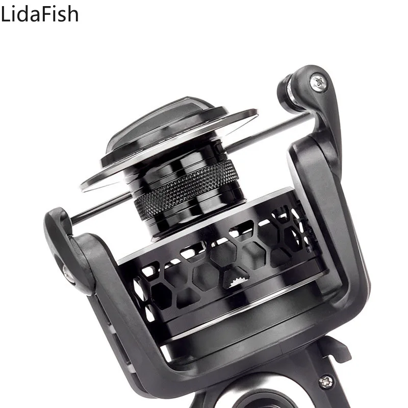 

New 5.0:1 4.9:1 Gear Ratio Spinning Fishing Reel CNC Aluminum Spool 6+1BB Carp Fishing Reels Saltwater Wheel