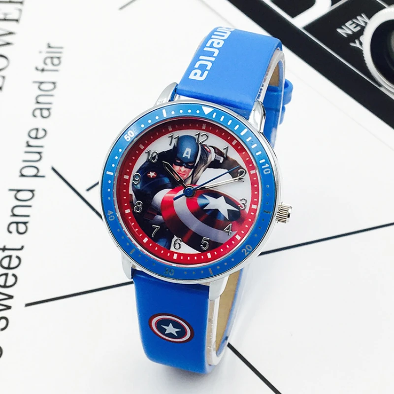Детские наручные часы Marvel Человек-паук Капитан Америка Железный человек