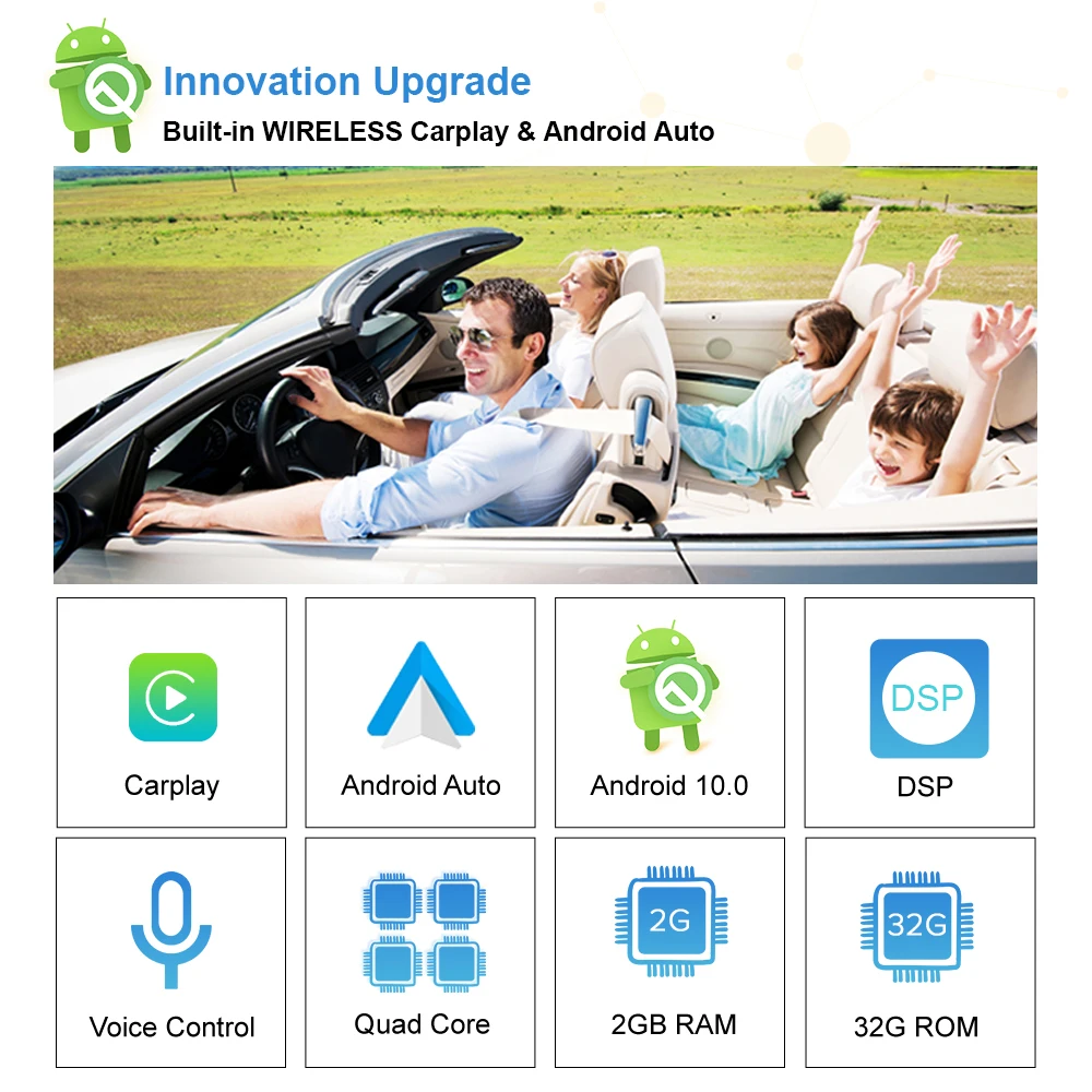 Автомагнитола JUNHUA 10 1 дюйма Android DVD GPS-навигация для VW Passat b6 Golf 6 Polo 6r SKODA - купить по