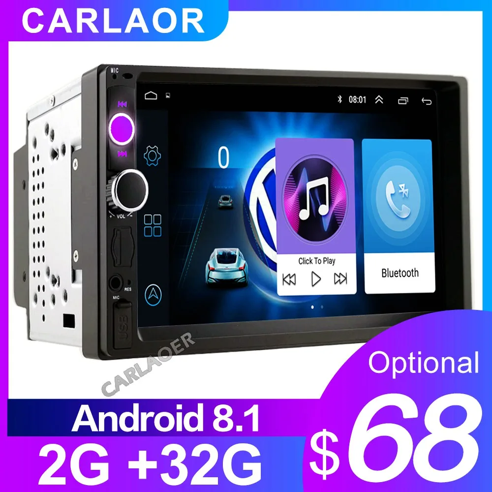 2G ram 2Din Android радио 2 din Авторадио мультимедийный плеер Авто аудио стерео для Volkswagen Nissan hyundai Kia toyata lada Ford