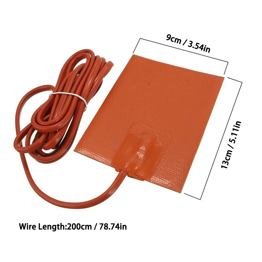 

Portable Car Truck Engine Heater Oil Pan Tank Heater 120W 110V Pad Heater Orange