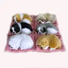 Милая имитация спящего щенка, игрушка-кукла со звуком, детская игрушка, украшение, подарок для детей, обучающие игрушки для детей, подарки