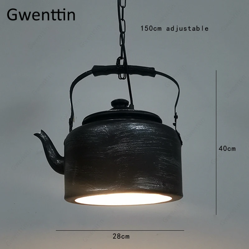 

Подвесной светильник Gwenttin, черный, из железа