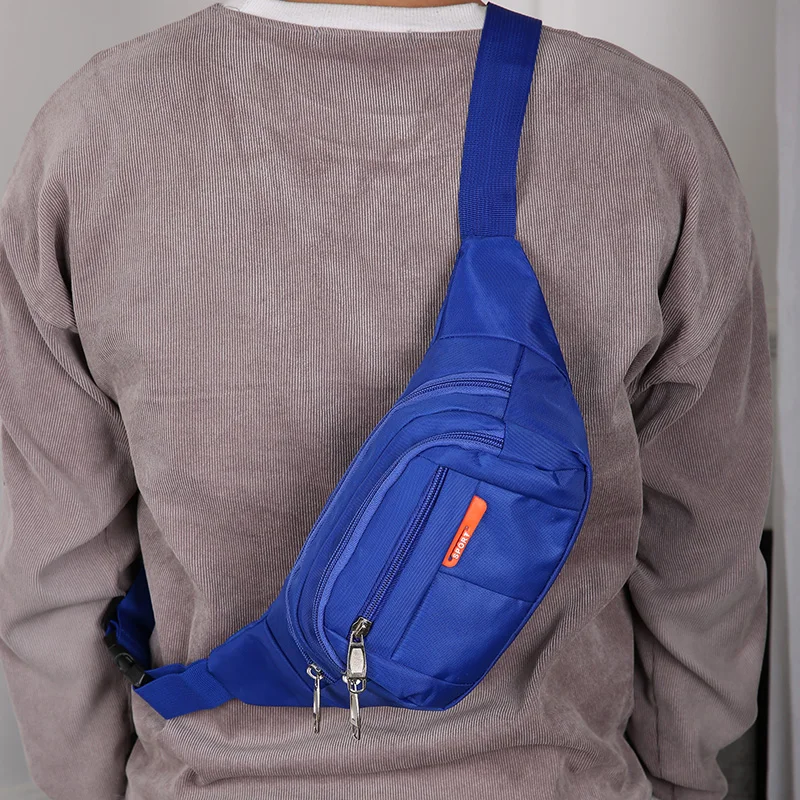 

Fashion Solid Casual Waist Pack Bag for Men Women Money Phone Bags Shoulder Crossed Bags Belt Pouch Wallet Waist Backs