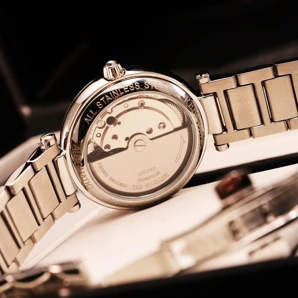 Риф Тигр/RT розовый циферблат розовое золото Роскошные модные бриллиантовые
