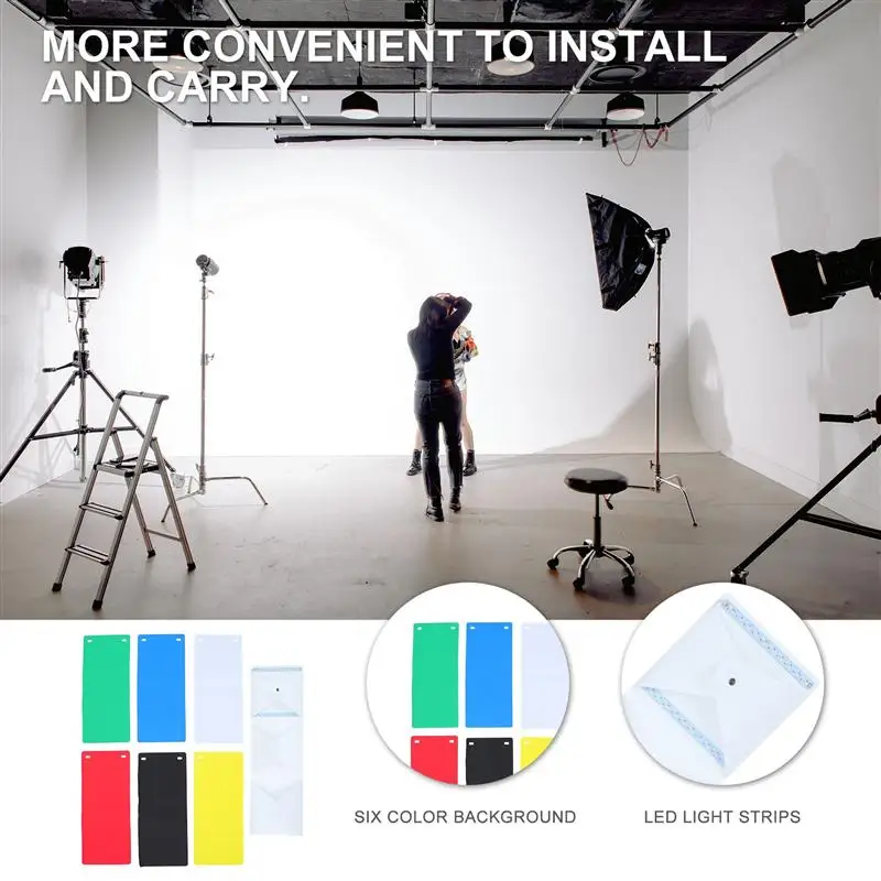 1 Set Photo Studio Light Box Portable Folding Shooting Tent Photography Prop