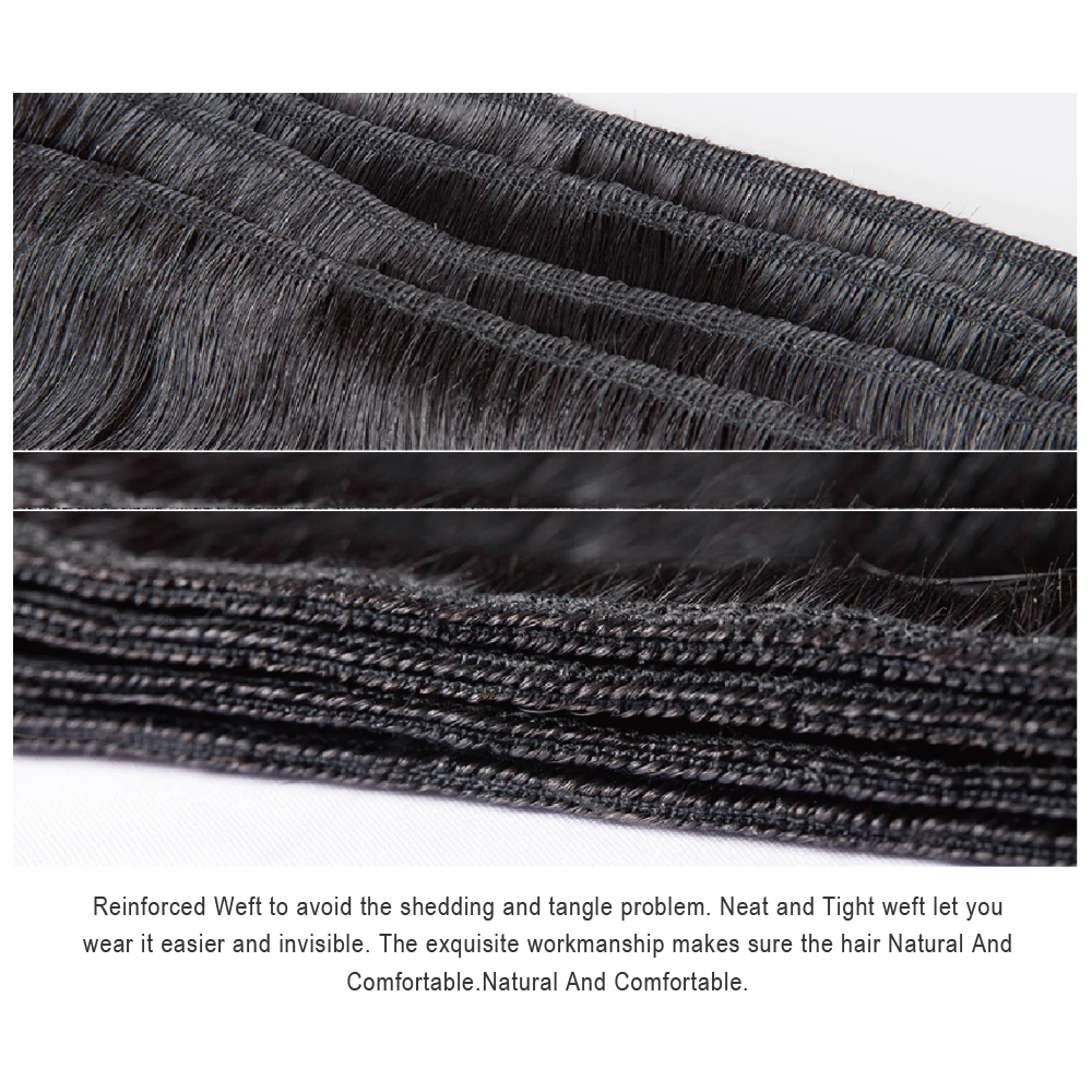 Свободные волнистые пряди человеческие волосы Remy бразильские натуральный цвет #2