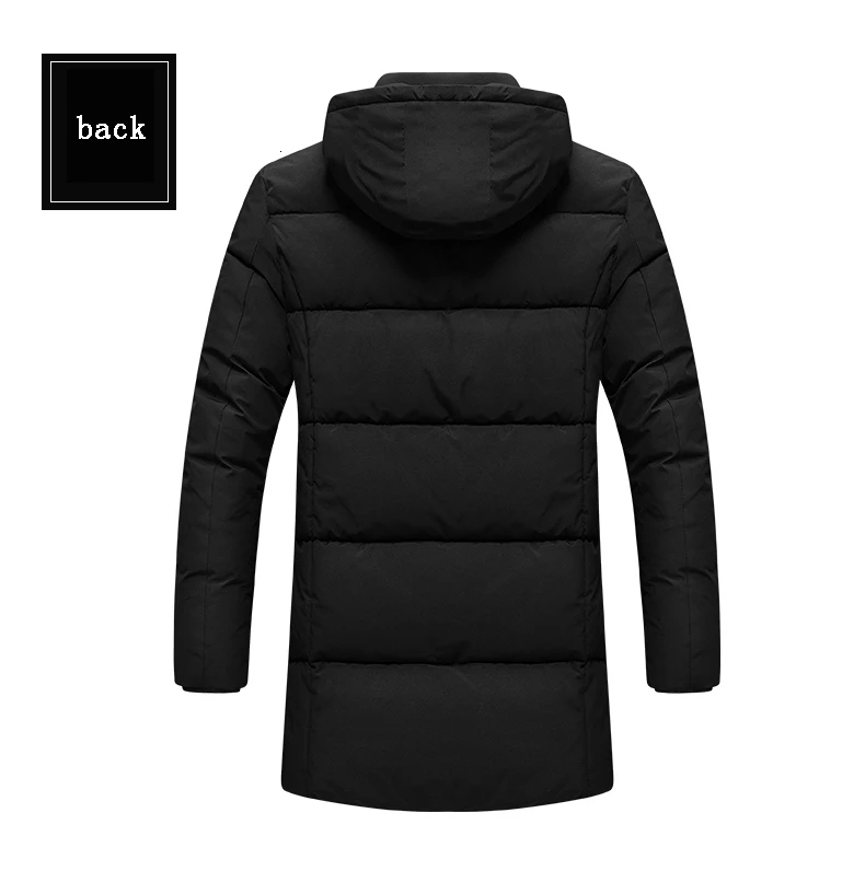 4XL мужские парки с капюшоном на молнии зимняя одежда парки Повседневная одежда мужская куртка пальто на молнии Длинные куртки для мужчин теплые