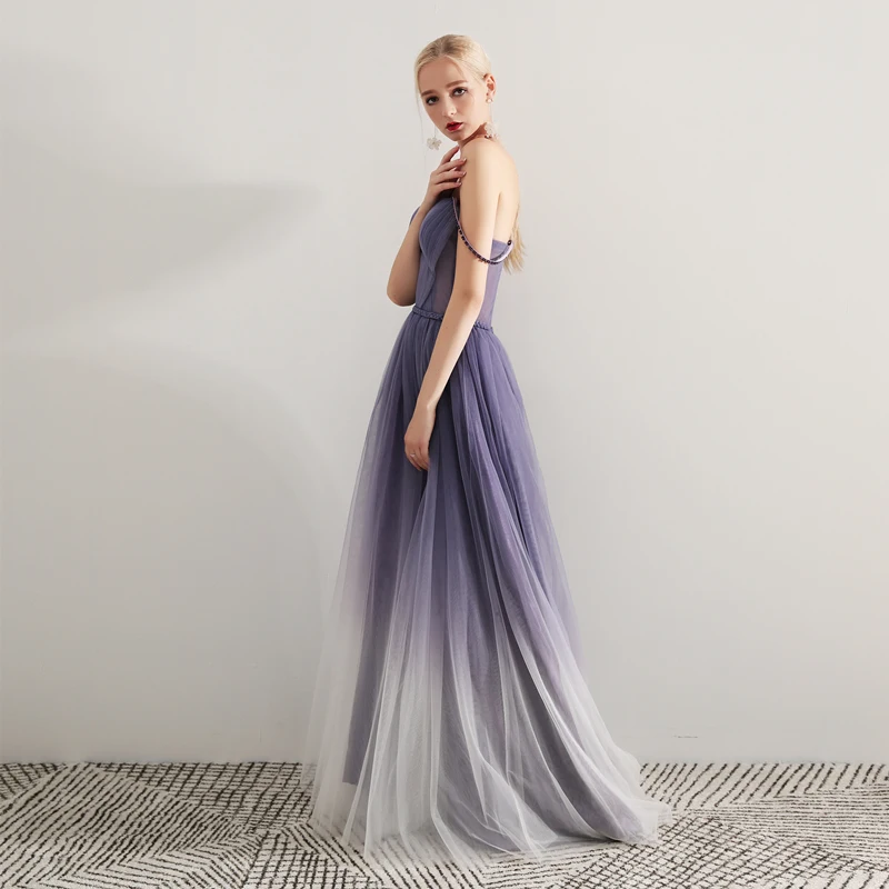 Мягкая плиссированная юбка из тюля, платья для выпускного вечера, Vestido de Festa beads robe de mariee robe для причастия девушки, халат с бусинами, вечерние платья