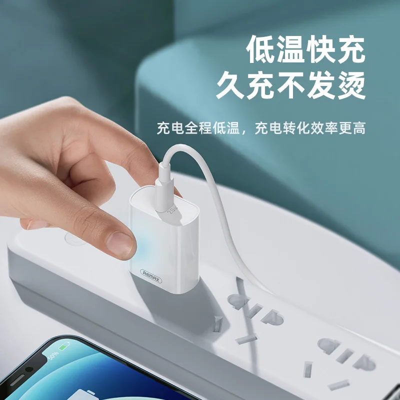 

Remax RP-U70 20W PD Charger PD3.0/2.0, QC3.0/2.0 Portable Travel Fast Charger Quick Charger For Iphone Huawei Xiaomi OPPO VIVO