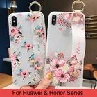 Красивый цветочный ремешок мягкий чехол для huawei Honor mate 10 20 30 P10 P20 P30 Pro Lite Nova 5 5i 3 3E 3i 2S 4 4e чехол для телефона