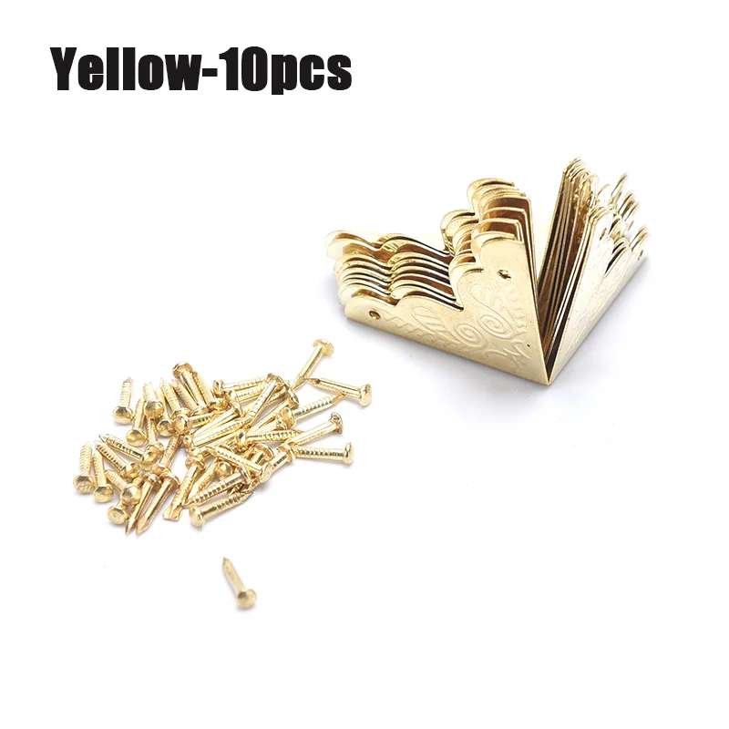 

10Pcs Decorative Jewelry Chest Gift Box Wooden Wine Case Corner Protector Guard For Baby Protection