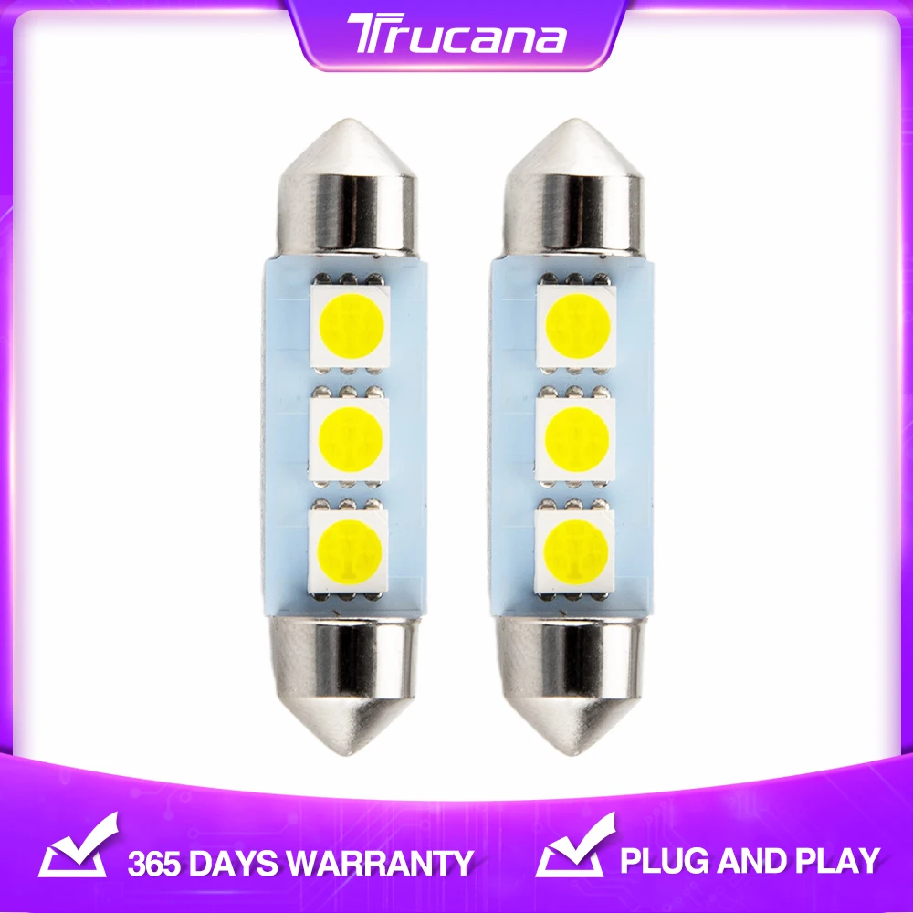 

Светодиодная лампа CANBUS 3 SMD 12 В, 36 мм, 2 шт.