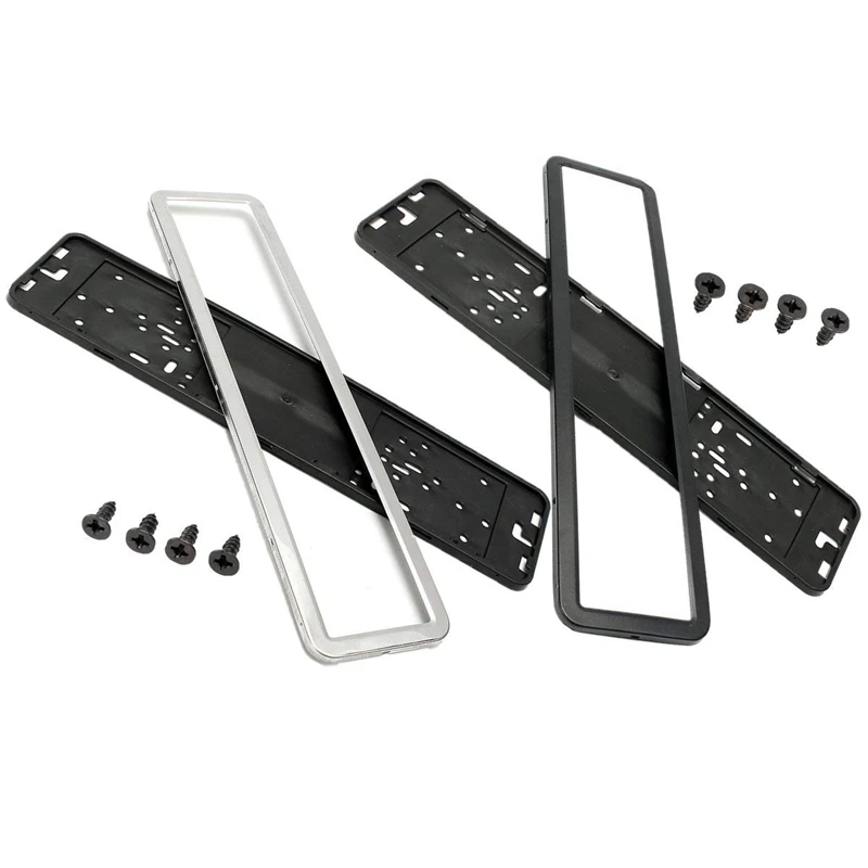 Топ 1 комплект рамка для номерного знака автомобиля из нержавеющей стали