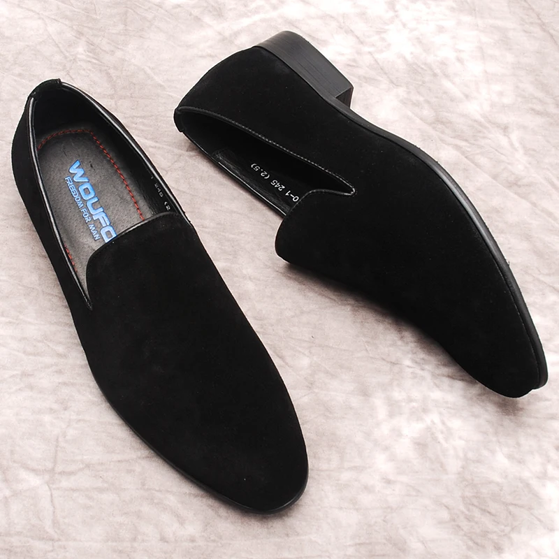 Мужские замшевые лоферы повседневная обувь в британском стиле джентльменские Свадебные классические туфли
