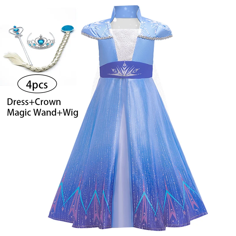 

Christmas Elsa Dress Girls Sequin Kids Clothes Princess Dress For Girls Wedding Party Dress vestidos Clothes Clothing 8-10 Year